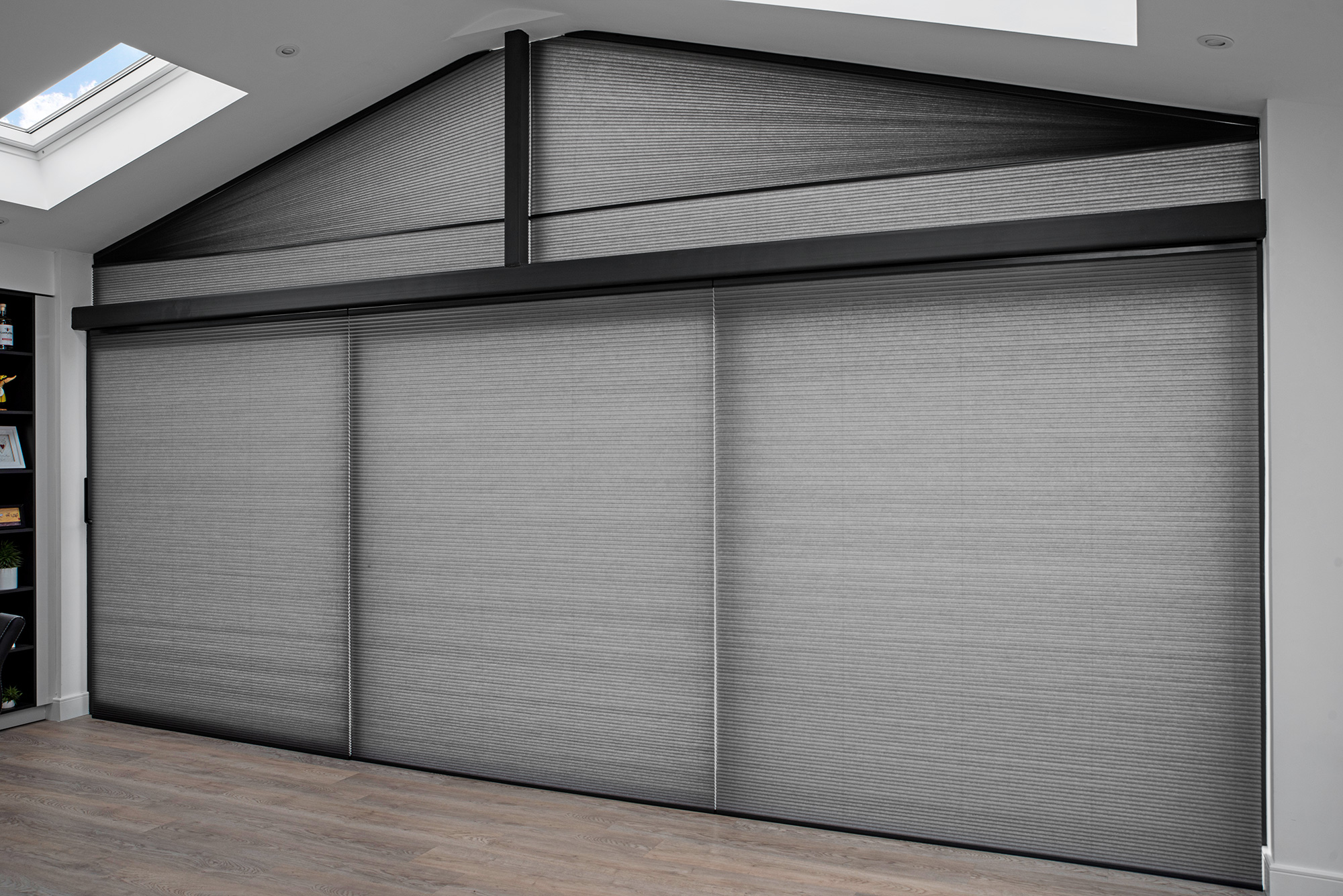 Electric gable end blinds by SONA